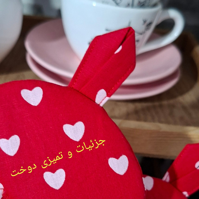 دستگیره آشپزخانه مدل قلبی کد Sis16 بسته 4 عددی