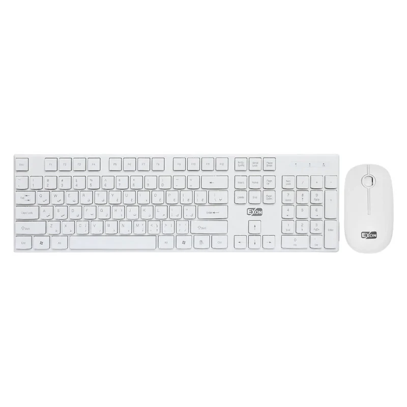 کیبورد و ماوس بی سیم اکسون مدل Gk-600، سوییچ ممبران، Full-Size