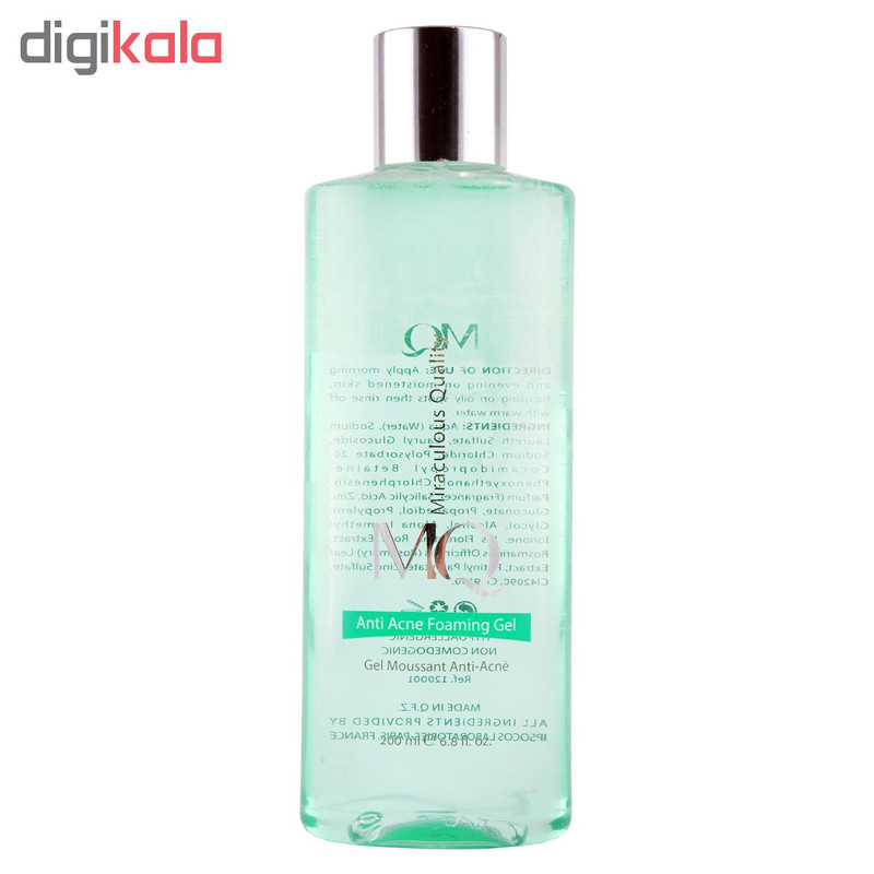 ژل فوم ضد جوش ام کیو مدل Anti Acne حجم 200 میلی لیتر