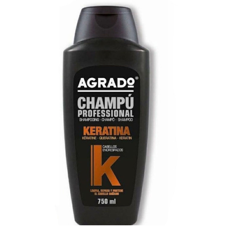 شامپو مو آگرادو مدل KERATIN حجم 750 میلی لیتر