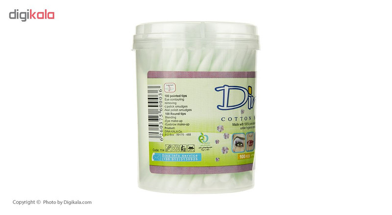 گوش پاک کن آرایشی دینا مدل G-001 بسته 100 عددی