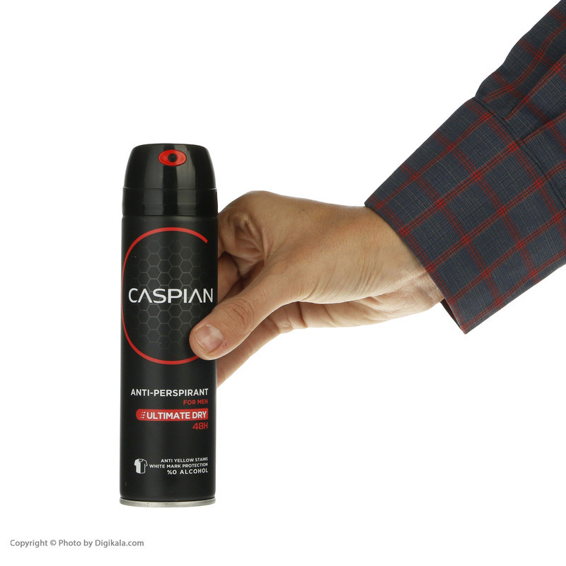 اسپری ضد تعریق مردانه کاسپین مدل ultimate dry حجم 150 میلی لیتر