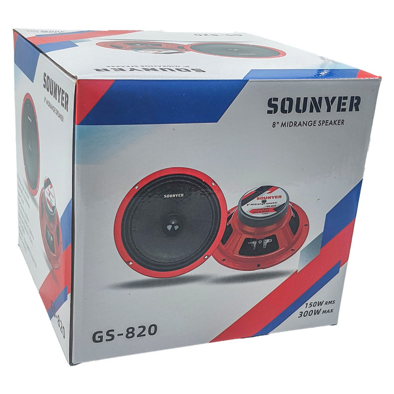 میدرنج پشت خودرو سونیر مدل GS-820 سایز 8 اینچ بسته دو عددی