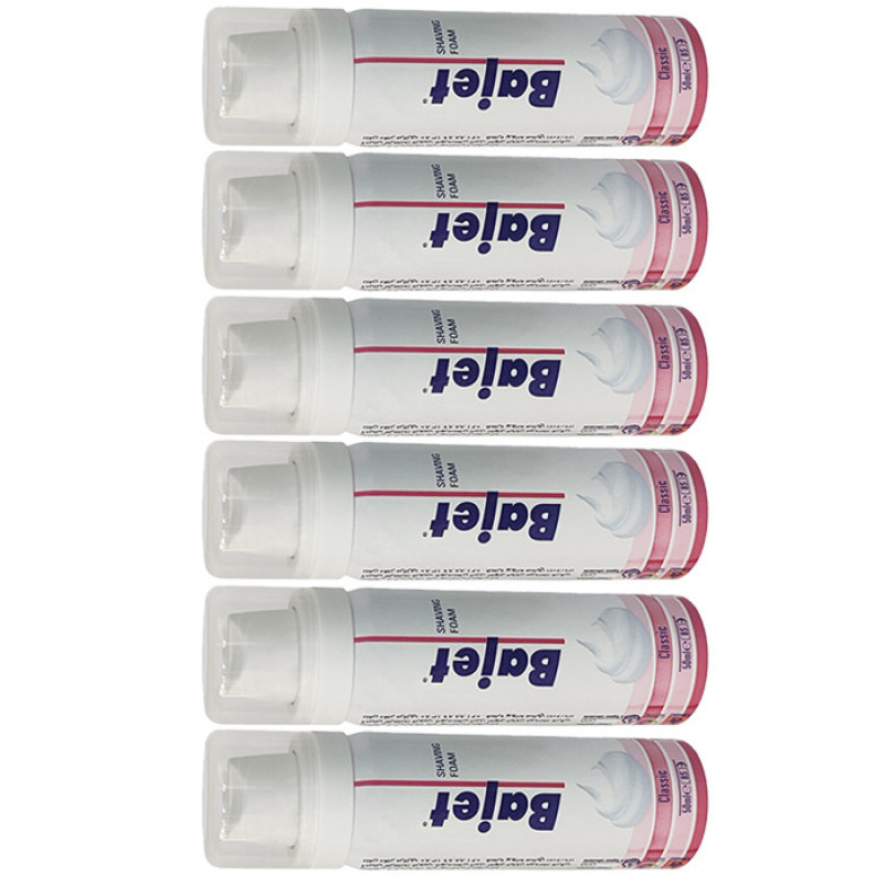 فوم اصلاح باژه مدل کلاسیک حجم 50 میلی لیتر بسته 6 عددی