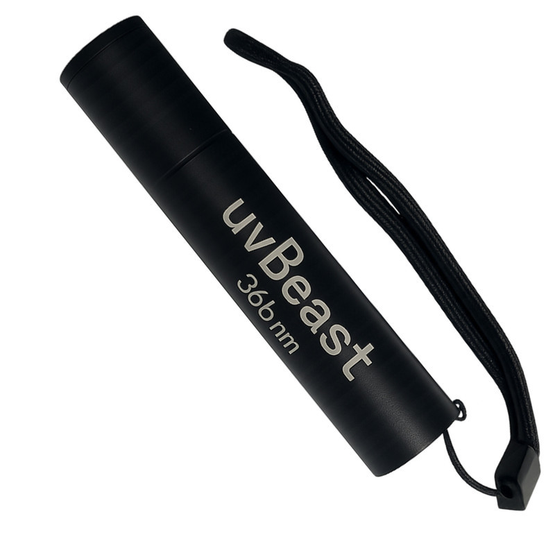 چراغ قوه دستی مدل uv beast 365nm با نور بنفش