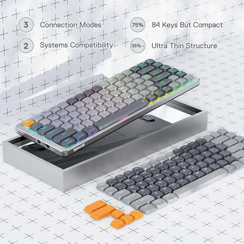 کیبورد ردراگون مدل Azure K652 PRO RGB
