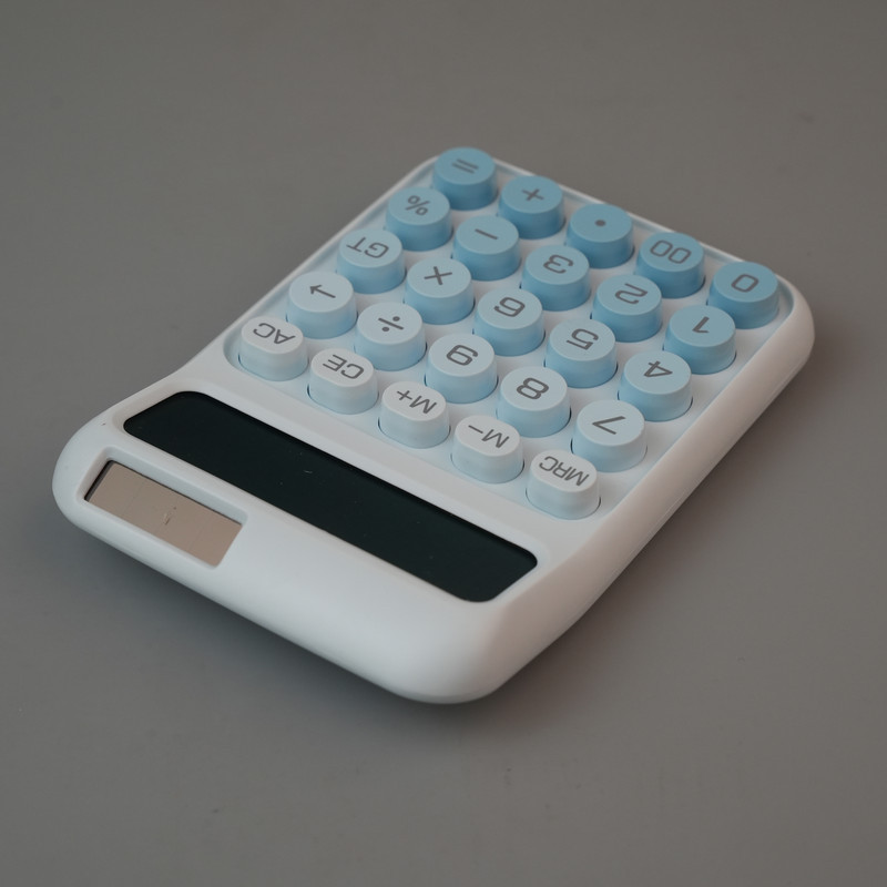 ماشین حساب رومیزی مدل خورشیدی پاستلی کد DS-3001