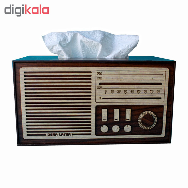 جعبه دستمال کاغذی دنالیزر طرح رادیو کدdr2