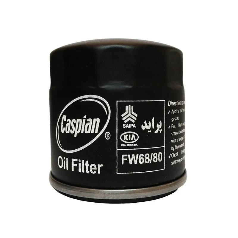 فیلتر هوا کاسپین مدل 68802199 به همراه فیلتر روغن مناسب برای پراید صبا