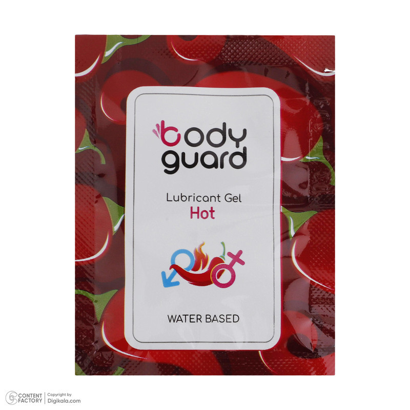 ژل لوبریکانت بادیگارد مدل Hot بسته 3 عددی