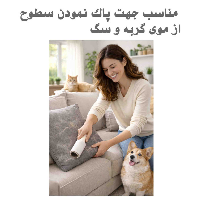 پرزگیر دستی لباس مدل رولی نو به همراه 2 یدک