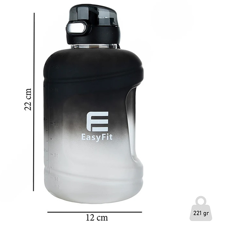 قمقمه ورزشی مدل ارگونومیک کد Easy 2026 گنجایش 1.7 لیتر