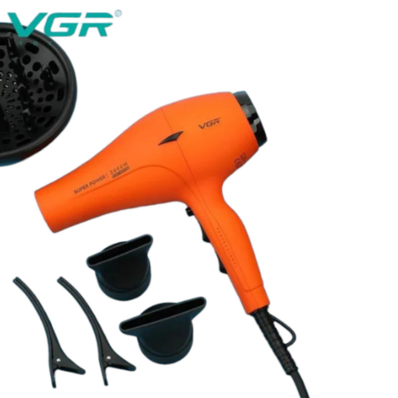 سشوار حرفه‌ای 3000 وات وی جی ار مدل V-406D