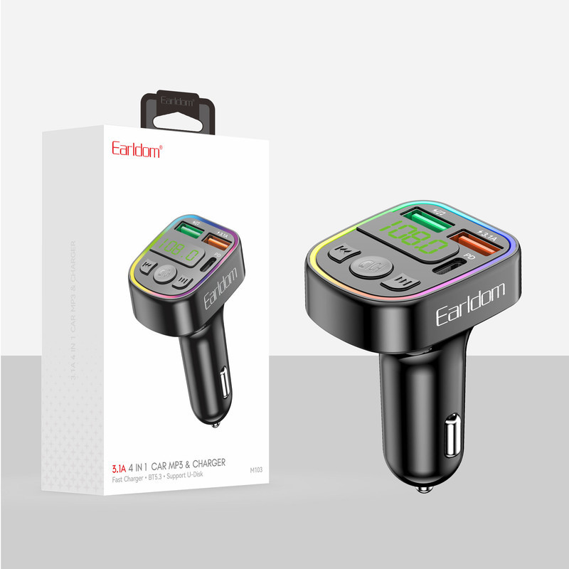 پخش‌کننده اف ام و شارژر فندکی خودرو ارلدام مدل M103