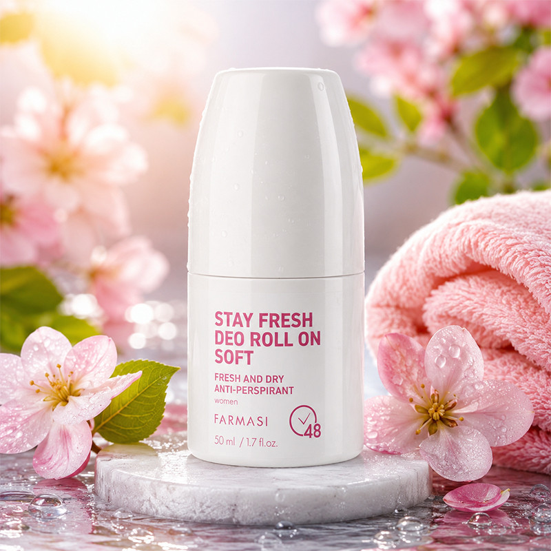 رول ضد تعریق زنانه فارماسی مدل Stay Fresh On Soft با رایحه گل‌های بهاری و حس خنکی حجم 50 میلی لیتر