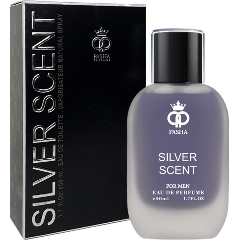 ادو پرفیوم مردانه پاشا مدل Silver Scent حجم 50 میلی لیتر