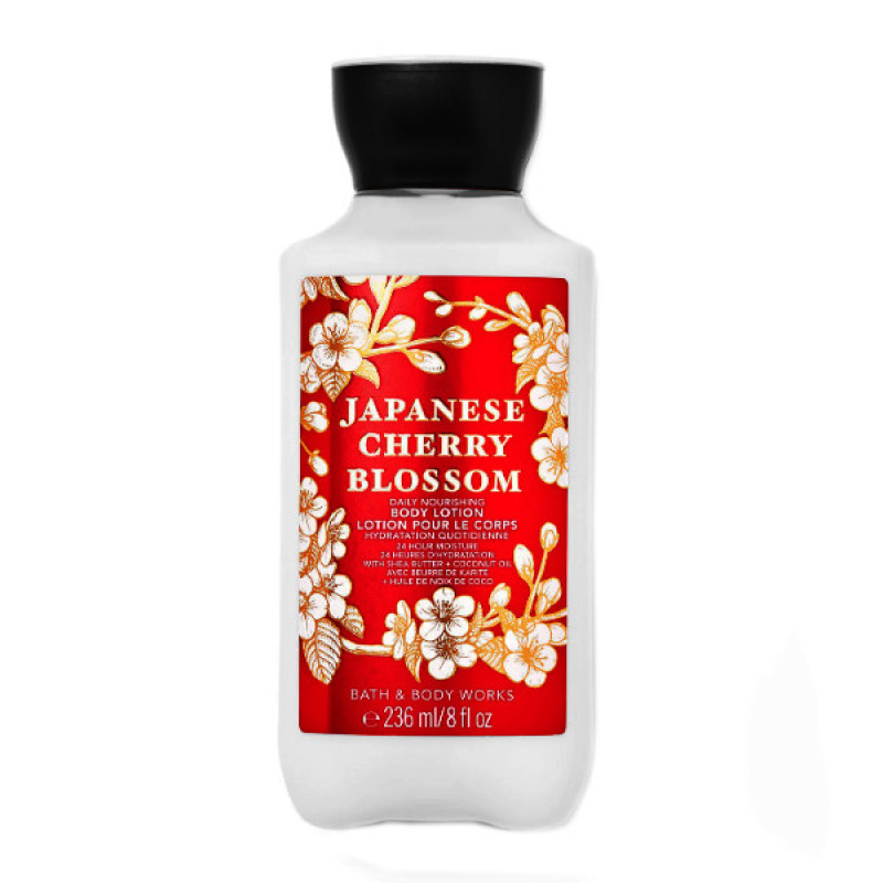 لوسیون بدن بث اند بادی ورکز مدل Japanese Cherry Blossom حجم 236 میلی لیتر