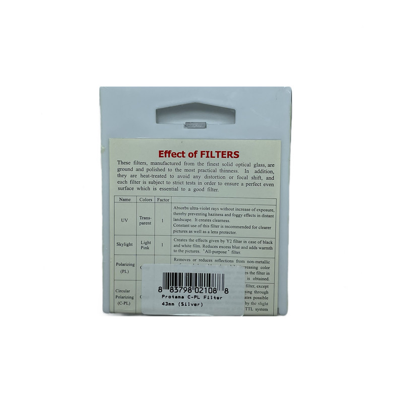 فیلتر لنز مدل C-PL PRO -43MM