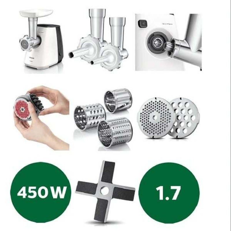 چرخ گوشت 1600 وات فیلیپس مدل HR 2714