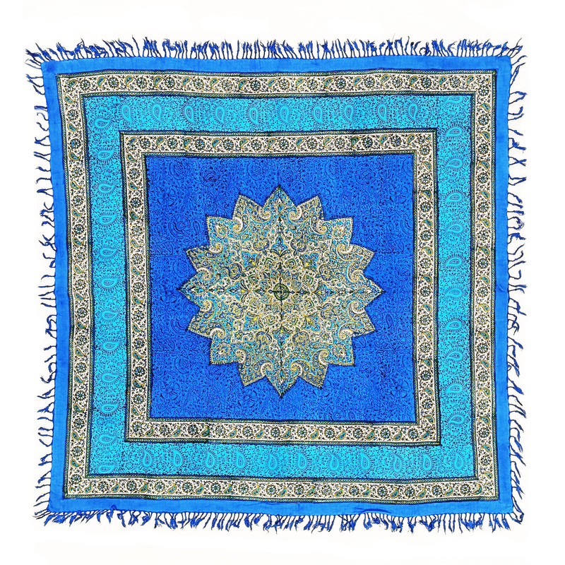 رومیزی قلمکار مدل ترنج سلطانی