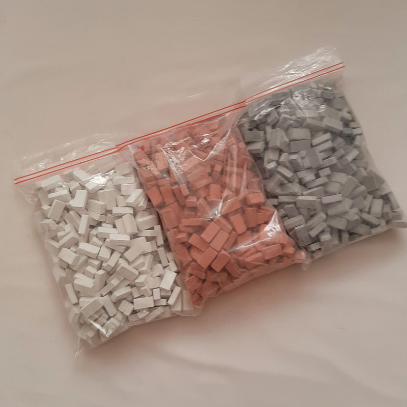 ساختنی مدل آجر مینیاتوری کد Cube 002 بسته 170 عددی