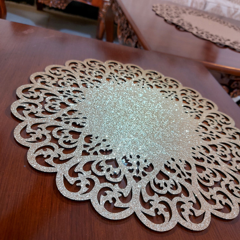 ست رومیزی 3 تکه طرح آرکاد مدل افشان کد 5331