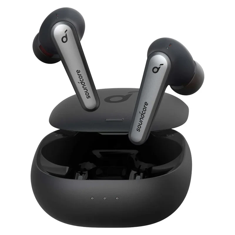 هدفون بلوتوثی آنکر مدل SoundCore Liberty Air 2 Pro با نویز کنسلینگ فعال (ANC)، درگاه شارژ USB Type-C، مجهز به درایور PureNote برای ایجاد صدایی واضح، مقاوم در برابر رطوبت و عرق (IPX4)