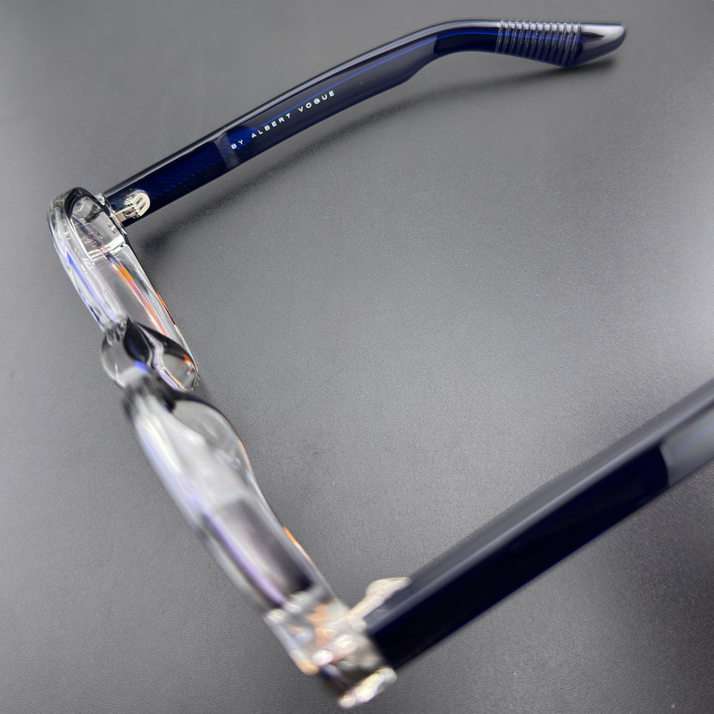 فریم عینک طبی گرد  آلبرت وگ مدل S31108-C4-1 Acetate مناسب برای صورت گرد و بیضی
