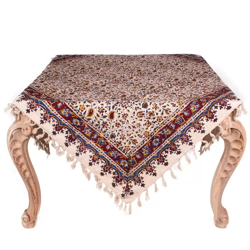 رومیزی قلمکار دن هوم طرح بته سنتی کد T.120