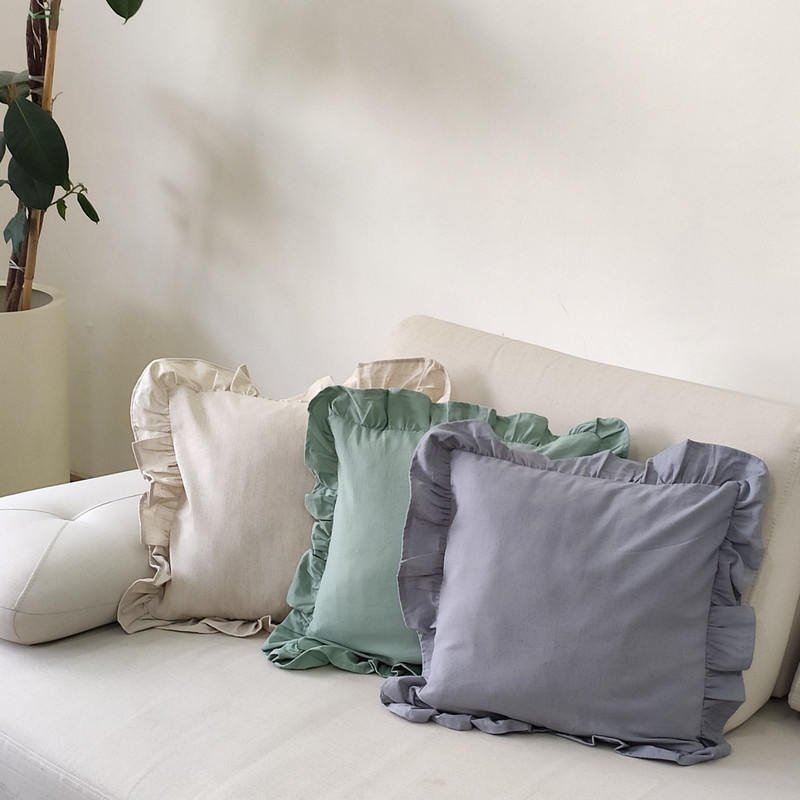کاور کوسن مدل لینن دور چین کد 1401 سایز 40×40 سانتی متر