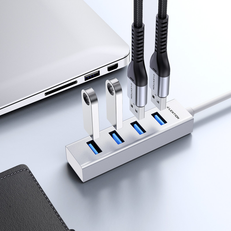 هاب 4 پورت USB-A لنشن مدل H22S