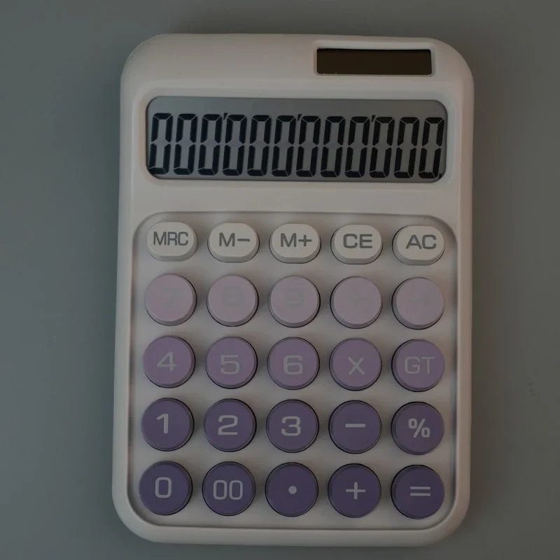 ماشین حساب رومیزی مدل خورشیدی پاستلی کد DS-3001