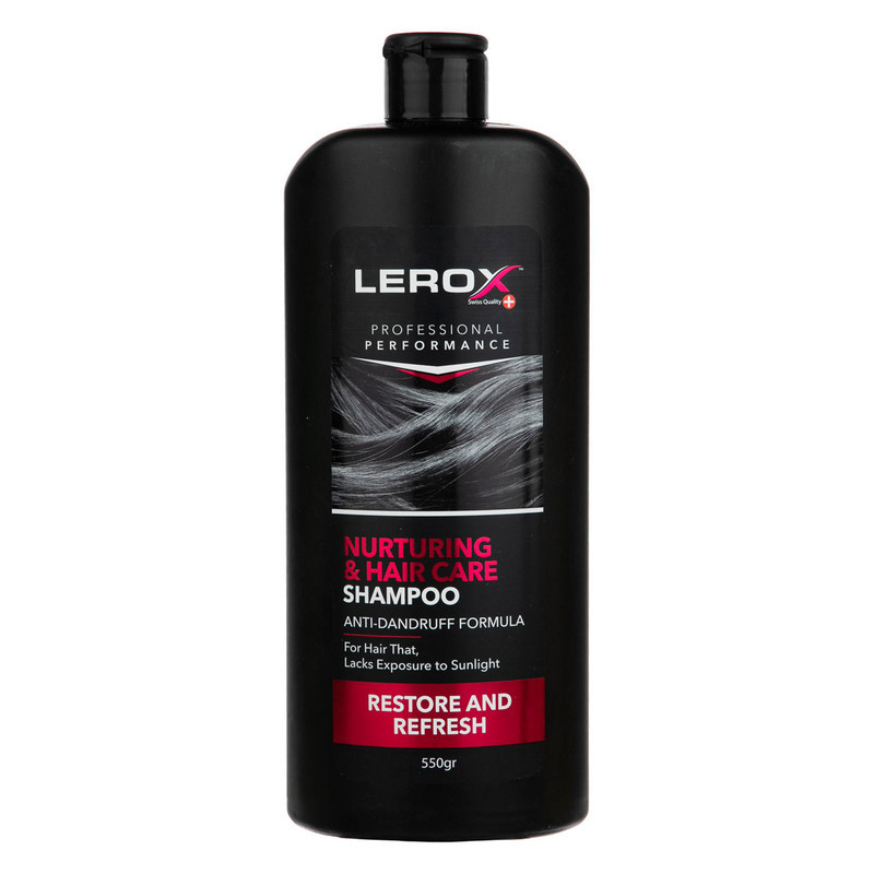 شامپو مو زنانه لروکس مدل Nurturing وزن 550 گرم به همراه شامپو مو مردانه لروکس مدل Icy Menthol وزن 550 گرم