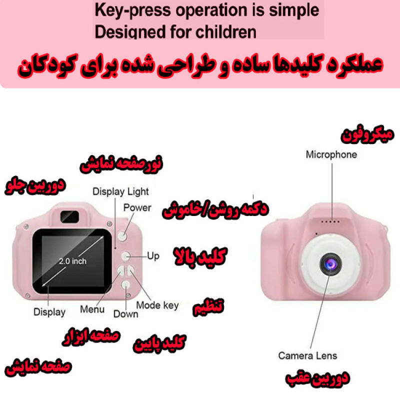 دوربین دیجیتال کودک مدل X1