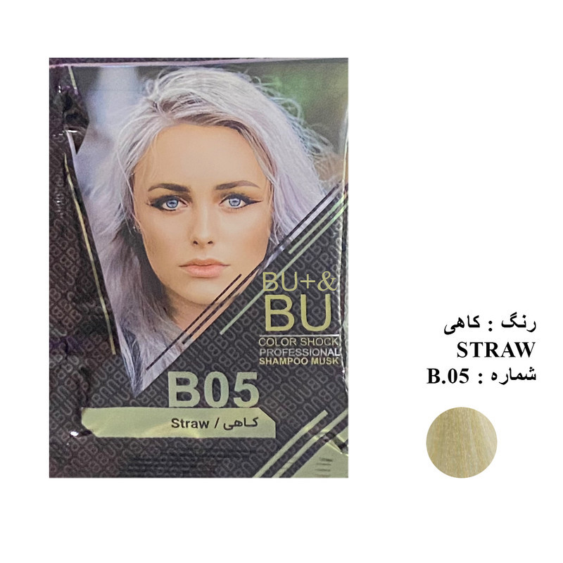 شامپو رنگ مو بیو مدل شماره B.05 حجم 30 میلی لیتر رنگ کاهی