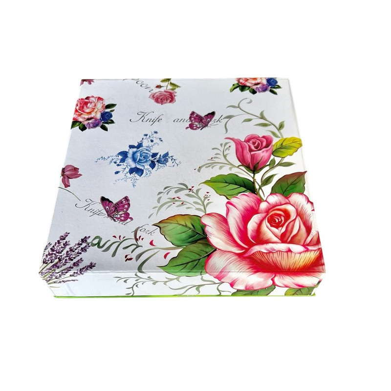 سرویس قاشق و چنگال 12 پارچه 6 نفره مدل Flower