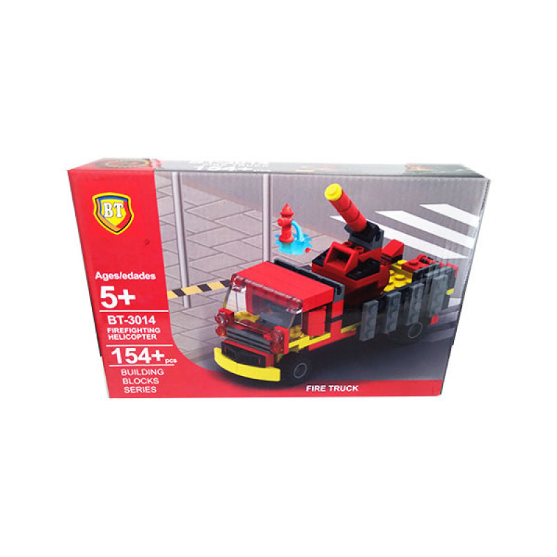 ساختنی طرح ماشین آتش نشانی مدل FIRE TRUCK-BT-3012