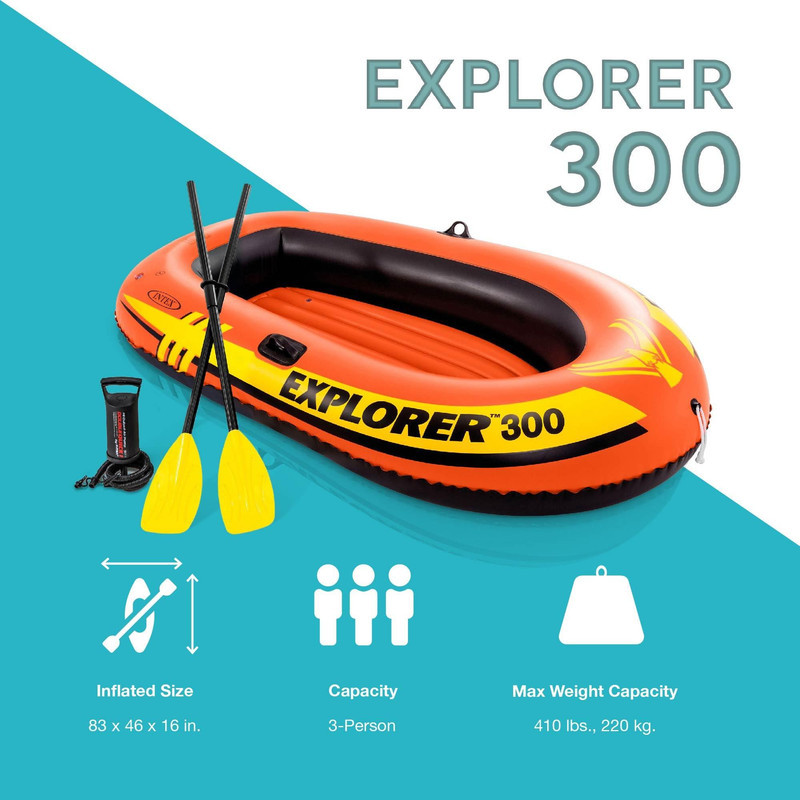 قایق بادی اینتکس مدل Explorer 300 کد 58332