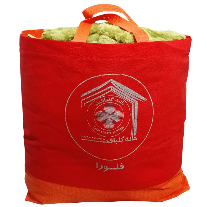 پتو یک نفره گلبافت مدل قلبی  سایز 200x150 سانتی‌متر