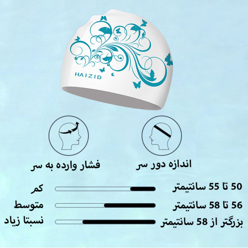 کلاه شنا هایزید طرح پیچک مدل SY-404