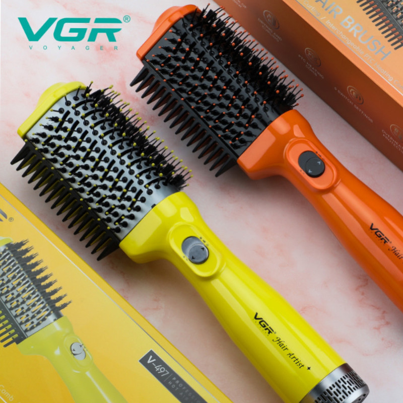 سشوار برس دار حالت دهنده 1200 وات وی جی ار مدل V-497