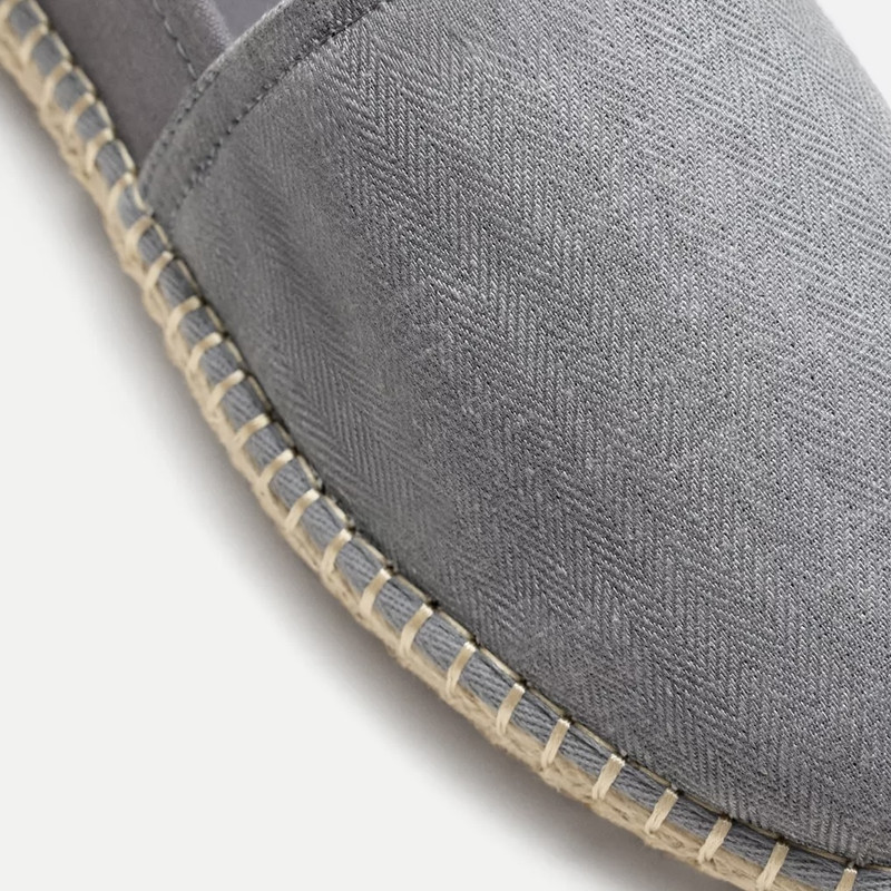 کفش کالج مردانه زارا مدل FABRIC ESPADRILLES 2025