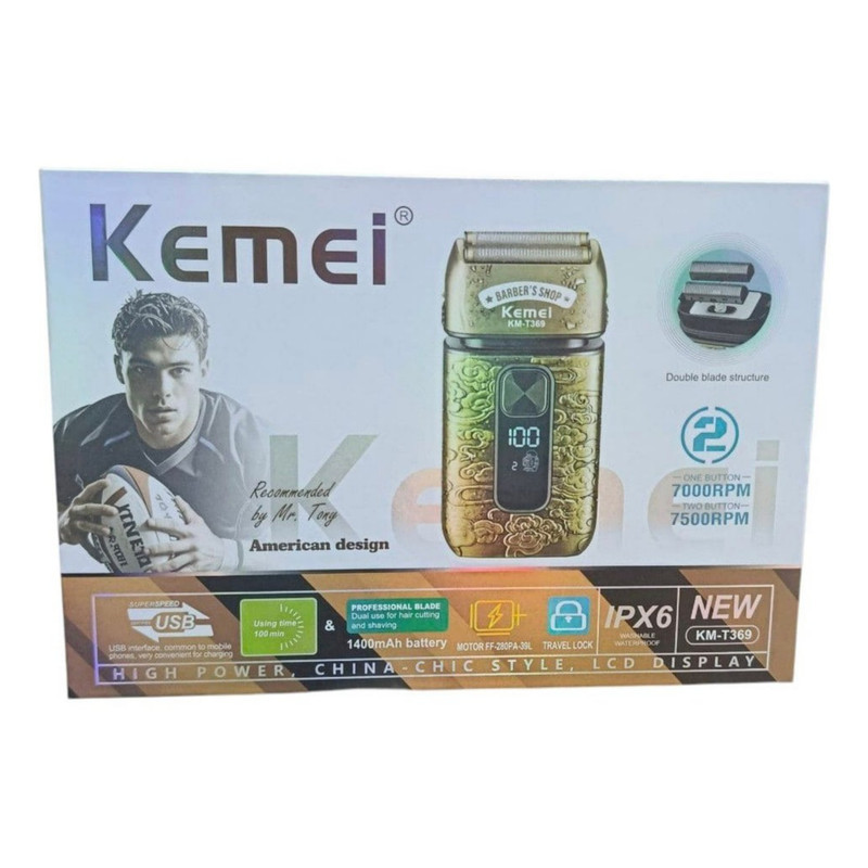 ماشین اصلاح موی صورت شارژی کیمی مدل KM-T369