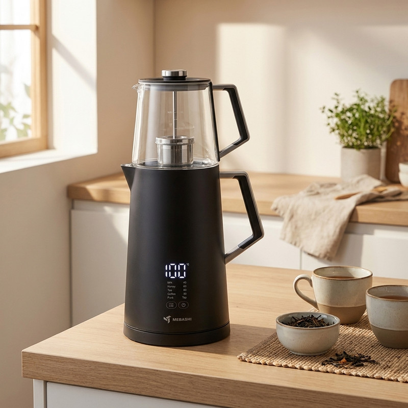 چای ساز روی هم مباشی مدل ME-TM304
