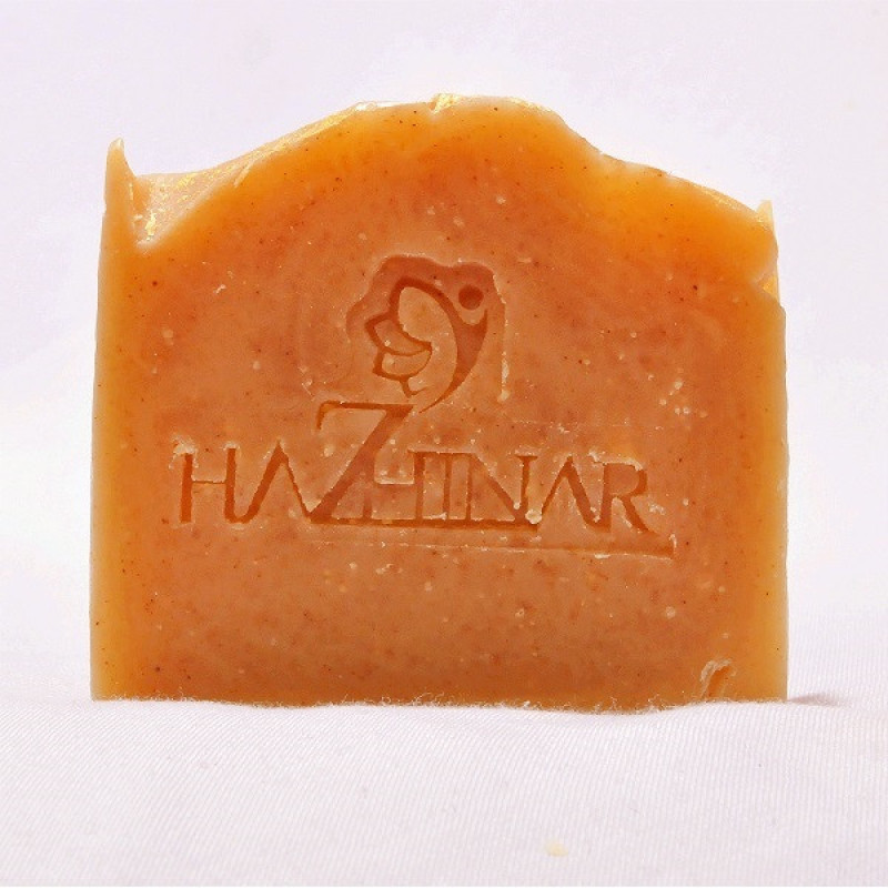 صابون شستشو هاژینار مدل زردچوبه وزن 100 گرم