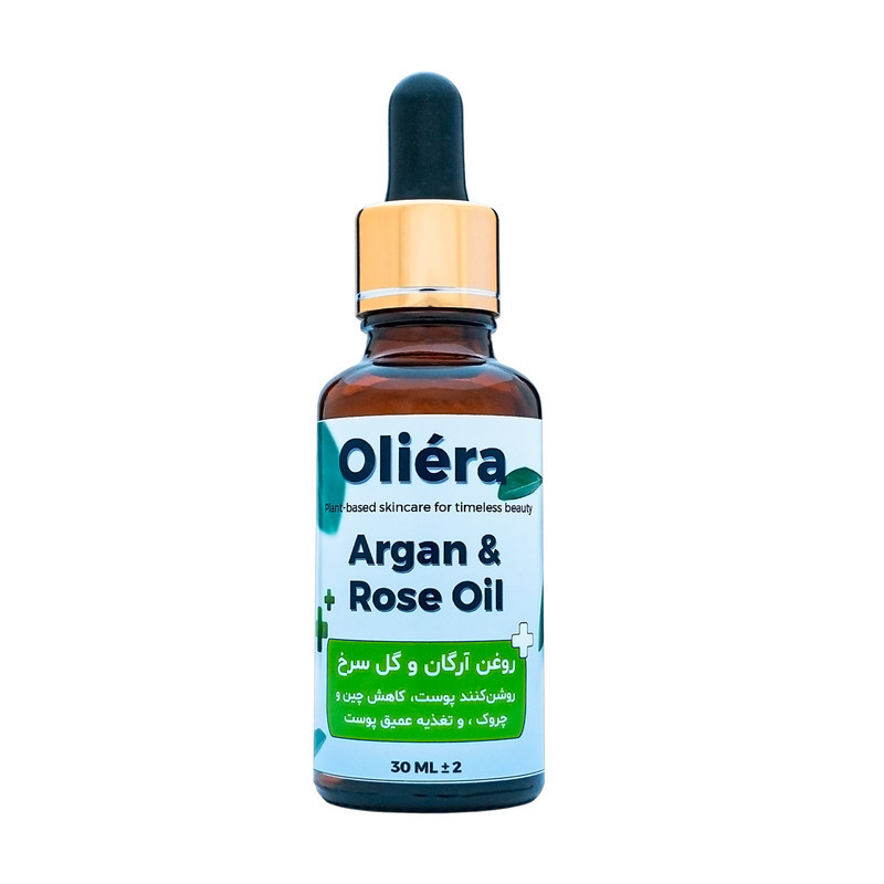 روغن آرگان و گل سرخ اُلیئرا  مدل 02 حجم 30 میلی لیتر