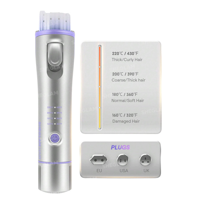 فر کننده و حالت دهنده مو شیگلم مدل Airflow Styler-25mm