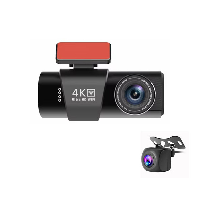 دوربین ثبت وقایع خودرو اتوویژن مدل OK309-4K+WiFi به همراه دوربین عقب