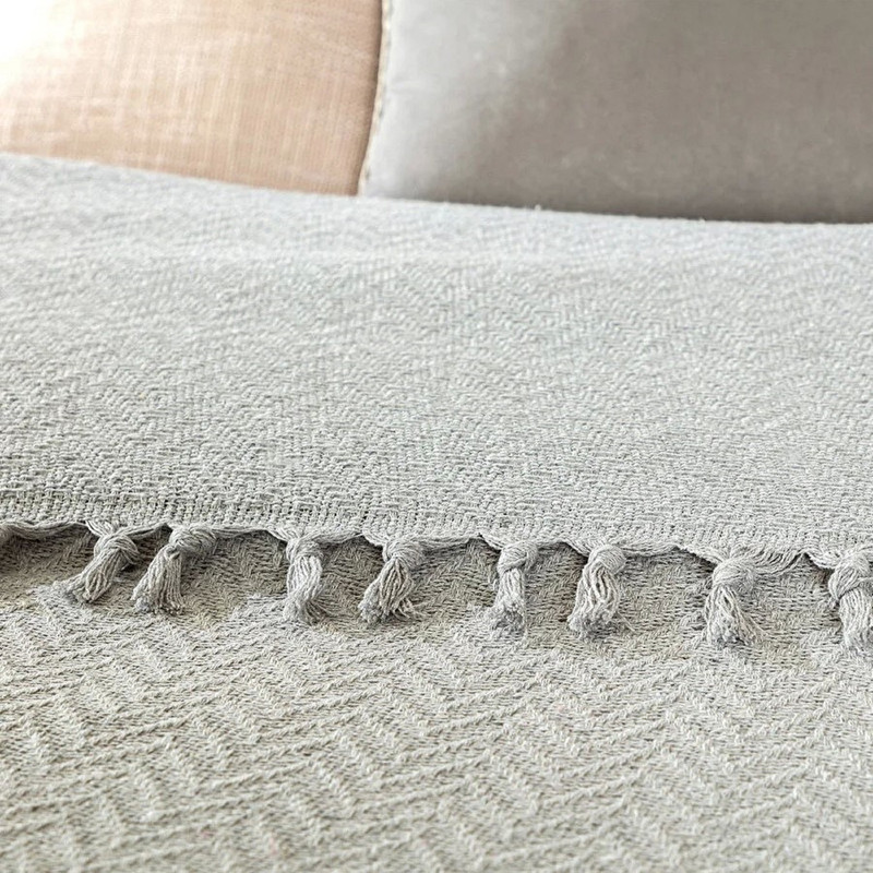 روتختی مادام کوکو مدل Stephane Gri Yatak Ortusu دو نفره سایز 240×220 سانتی متر