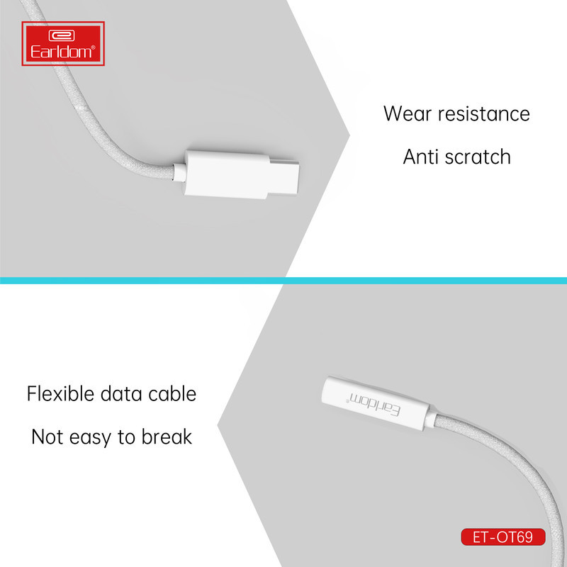 مبدل USB-C به جک AUX ارلدام مدل ET-OT69